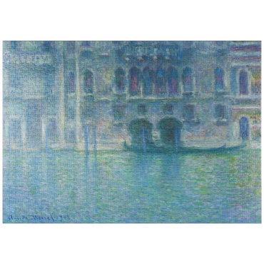 Darstellung des Puzzle Motivs puzzleplate Palazzo da Mula, Venice (1908) by Claude Monet 1000 Puzzle