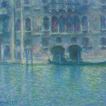 Darstellung des Puzzle Motivs Palazzo da Mula, Venice (1908) by Claude Monet 1000 Puzzle 3D Modell