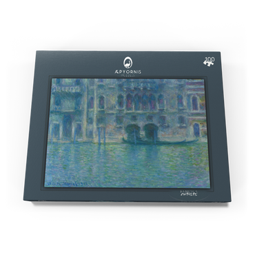 Darstellung des Puzzle Motivs Palazzo da Mula, Venice (1908) by Claude Monet 100 Puzzle Schachtel Ansicht3