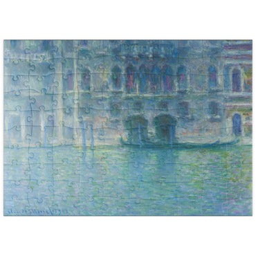 Darstellung des Puzzle Motivs puzzleplate Palazzo da Mula, Venice (1908) by Claude Monet 100 Puzzle