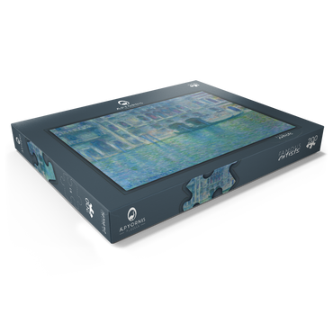 Darstellung des Puzzle Motivs Palazzo da Mula, Venice (1908) by Claude Monet 200 Puzzle Schachtel Ansicht1