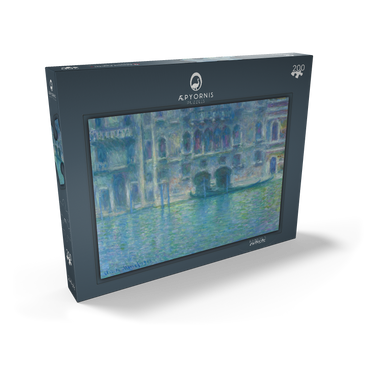 Darstellung des Puzzle Motivs Palazzo da Mula, Venice (1908) by Claude Monet 200 Puzzle Schachtel Ansicht2