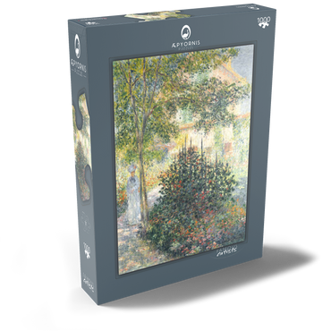 Darstellung des Puzzle Motivs Camille Monet in the Garden at Argenteuil (1876) by Claude Monet 1000 Puzzle Schachtel Ansicht2