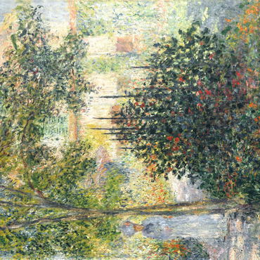 Darstellung des Puzzle Motivs Camille Monet in the Garden at Argenteuil (1876) by Claude Monet 1000 Puzzle 3D Modell