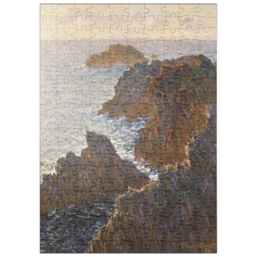 Darstellung des Puzzle Motivs puzzleplate Claude Monet's Rocks at Belle-Isle, Port-Domois (1886) 200 Puzzle