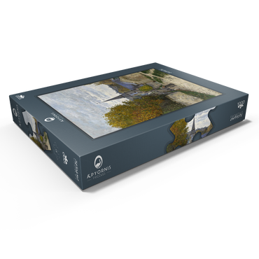 Darstellung des Puzzle Motivs Claude Monet's Street in Sainte-Adresse (1867) 1000 Puzzle Schachtel Ansicht1