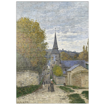 Darstellung des Puzzle Motivs puzzleplate Claude Monet's Street in Sainte-Adresse (1867) 200 Puzzle