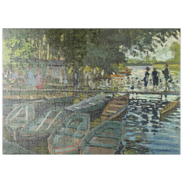 Darstellung des Puzzle Motivs puzzleplate Claude Monet's Bathers at La Grenouillère (1896) 200 Puzzle