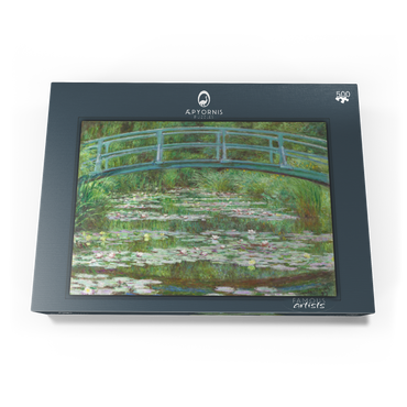 Darstellung des Puzzle Motivs The Japanese Footbridge (1899) by Claude Monet 500 Puzzle Schachtel Ansicht3