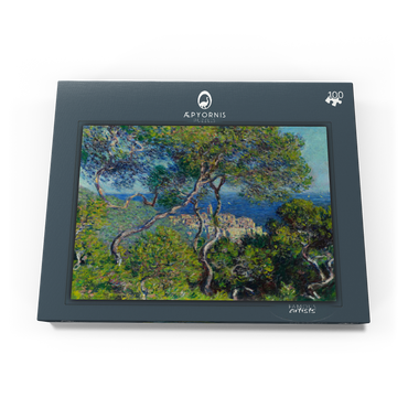 Darstellung des Puzzle Motivs Bordighera (1884) by Claude Monet 100 Puzzle Schachtel Ansicht3