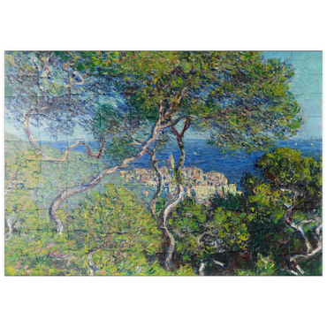 Darstellung des Puzzle Motivs puzzleplate Bordighera (1884) by Claude Monet 100 Puzzle