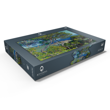 Darstellung des Puzzle Motivs Bordighera (1884) by Claude Monet 500 Puzzle Schachtel Ansicht1