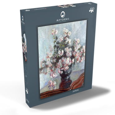 Darstellung des Puzzle Motivs Chrysanthemums (1882) by Claude Monet 100 Puzzle Schachtel Ansicht2