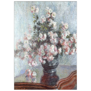 Darstellung des Puzzle Motivs puzzleplate Chrysanthemums (1882) by Claude Monet 200 Puzzle