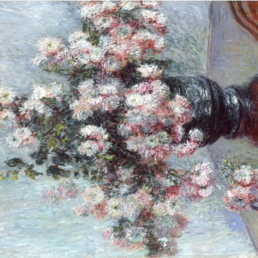 Darstellung des Puzzle Motivs Chrysanthemums (1882) by Claude Monet 200 Puzzle 3D Modell