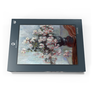 Darstellung des Puzzle Motivs Chrysanthemums (1882) by Claude Monet 500 Puzzle Schachtel Ansicht3