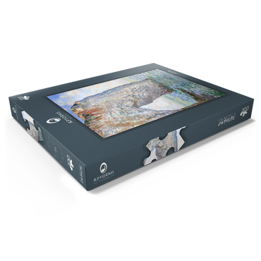 Darstellung des Puzzle Motivs The Manneporte near Étretat (1886) by Claude Monet 100 Puzzle Schachtel Ansicht1