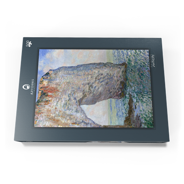 Darstellung des Puzzle Motivs The Manneporte near Étretat (1886) by Claude Monet 500 Puzzle Schachtel Ansicht3