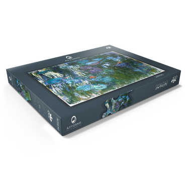 Darstellung des Puzzle Motivs Water Lilies (1916–1919) by Claude Monet 100 Puzzle Schachtel Ansicht1