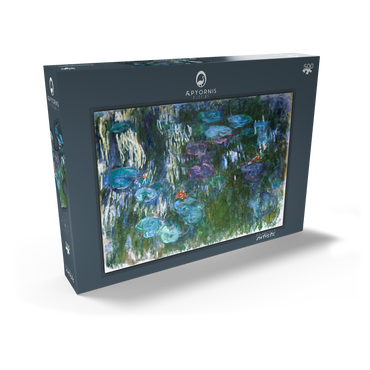 Darstellung des Puzzle Motivs Water Lilies (1916–1919) by Claude Monet 500 Puzzle Schachtel Ansicht2