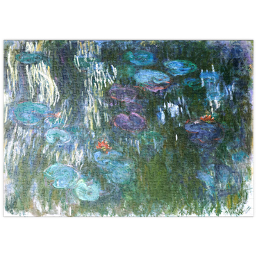 Darstellung des Puzzle Motivs puzzleplate Water Lilies (1916–1919) by Claude Monet 500 Puzzle