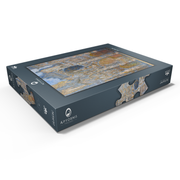 Darstellung des Puzzle Motivs Claude Monet's Rouen Cathedral, the Façade in Sunlight (ca. 1892–1894) 1000 Puzzle Schachtel Ansicht1