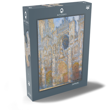 Darstellung des Puzzle Motivs Claude Monet's Rouen Cathedral, the Façade in Sunlight (ca. 1892–1894) 500 Puzzle Schachtel Ansicht2