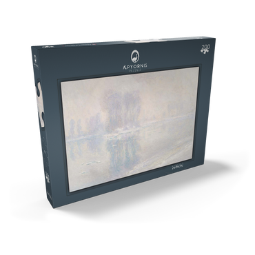 Darstellung des Puzzle Motivs Ice Floes (1893) by Claude Monet 200 Puzzle Schachtel Ansicht2