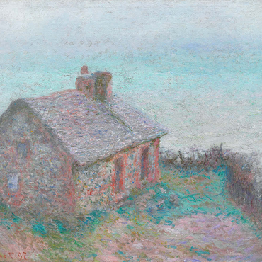Darstellung des Puzzle Motivs The Customs House at Varengeville (1897) by Claude Monet 500 Puzzle 3D Modell