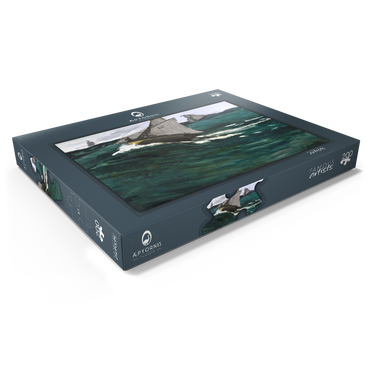 Darstellung des Puzzle Motivs The Green Wave (1866–1867) by Claude Monet 200 Puzzle Schachtel Ansicht1