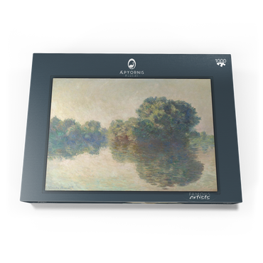 Darstellung des Puzzle Motivs The Seine at Giverny (1897) by Claude Monet 1000 Puzzle Schachtel Ansicht3