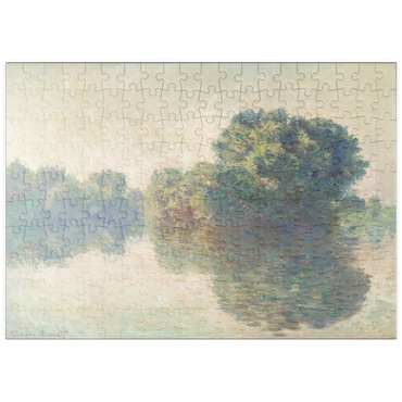 Darstellung des Puzzle Motivs puzzleplate The Seine at Giverny (1897) by Claude Monet 200 Puzzle