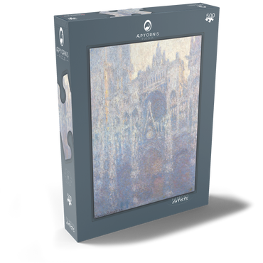 Darstellung des Puzzle Motivs The Portal of Rouen Cathedral in Morning Light (1894) by Claude Monet 500 Puzzle Schachtel Ansicht2