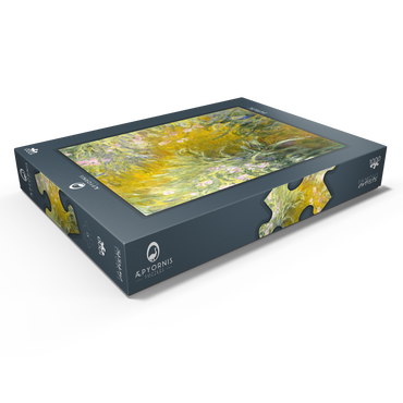 Darstellung des Puzzle Motivs The Path through the Irises (1914–1917) by Claude Monet 1000 Puzzle Schachtel Ansicht1