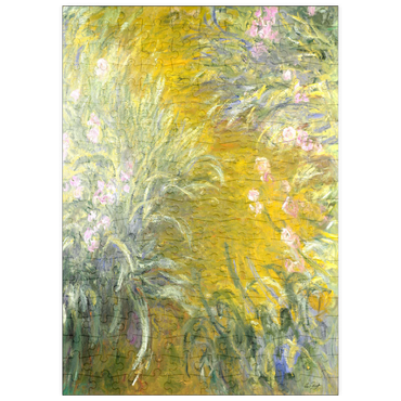 Darstellung des Puzzle Motivs puzzleplate The Path through the Irises (1914–1917) by Claude Monet 200 Puzzle