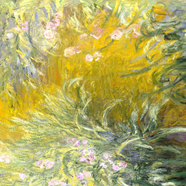 Darstellung des Puzzle Motivs The Path through the Irises (1914–1917) by Claude Monet 200 Puzzle 3D Modell