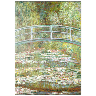 Darstellung des Puzzle Motivs puzzleplate Bridge over a Pond of Water Lilies by Claude Monet 200 Puzzle