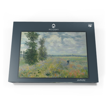Darstellung des Puzzle Motivs Poppy Fields near Argenteuil (1875) by Claude Monet 500 Puzzle Schachtel Ansicht3