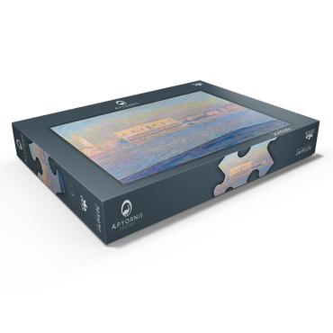 Darstellung des Puzzle Motivs The Doge's Palace Seen from San Giorgio Maggiore (1908) by Claude Monet 1000 Puzzle Schachtel Ansicht1