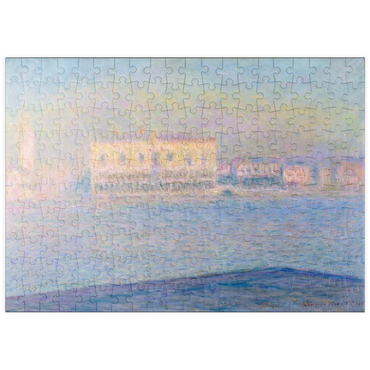 Darstellung des Puzzle Motivs puzzleplate The Doge's Palace Seen from San Giorgio Maggiore (1908) by Claude Monet 200 Puzzle