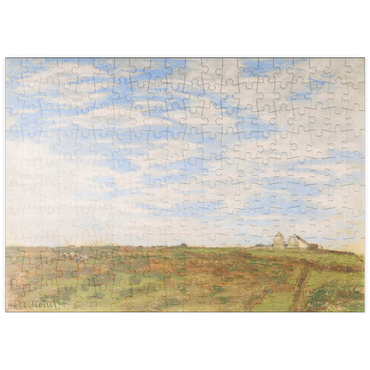 Darstellung des Puzzle Motivs puzzleplate Landscape (1864–1866) by Claude Monet 200 Puzzle