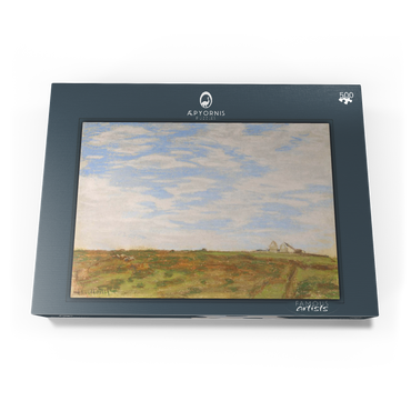 Darstellung des Puzzle Motivs Landscape (1864–1866) by Claude Monet 500 Puzzle Schachtel Ansicht3