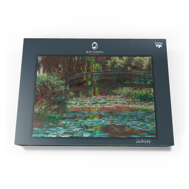 Darstellung des Puzzle Motivs Water Lily Pond (1900) by Claude Monet 1000 Puzzle Schachtel Ansicht3