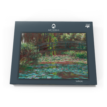 Darstellung des Puzzle Motivs Water Lily Pond (1900) by Claude Monet 200 Puzzle Schachtel Ansicht3