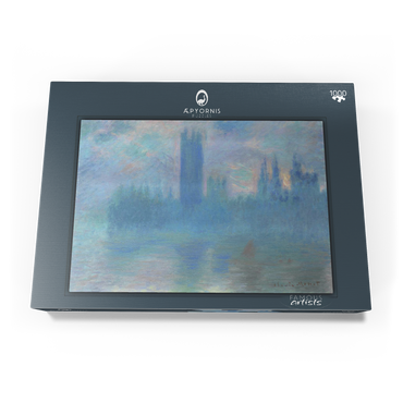 Darstellung des Puzzle Motivs Houses of Parliament, London (1900–1901) by Claude Monet 1000 Puzzle Schachtel Ansicht3