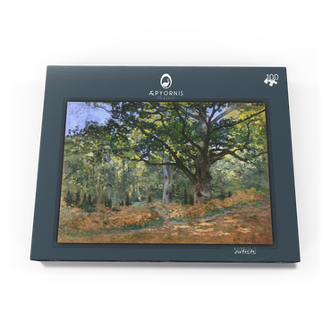 Darstellung des Puzzle Motivs The Bodmer Oak, Fontainebleau Forest (1865) by Claude Monet 100 Puzzle Schachtel Ansicht3