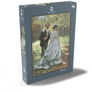 Darstellung des Puzzle Motivs Bazille and Camille (1865) by Claude Monet 1000 Puzzle Schachtel Ansicht2