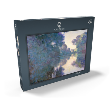 Darstellung des Puzzle Motivs Morning on the Seine near Giverny (1897) by Claude Monet 200 Puzzle Schachtel Ansicht2