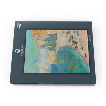 Darstellung des Puzzle Motivs The Beach and the Falaise d'Amont (1885) by Claude Monet 200 Puzzle Schachtel Ansicht3