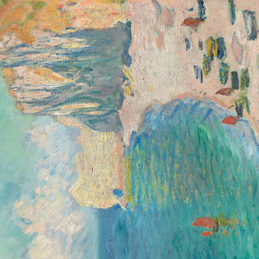 Darstellung des Puzzle Motivs The Beach and the Falaise d'Amont (1885) by Claude Monet 200 Puzzle 3D Modell